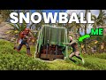 how I DUO SNOWBALL on a 700+ pop Official Server - Rust