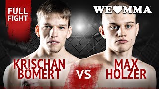 MMA-Feuerwerk im Fight von Krischan Böhmert vs Max Holzer