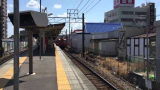 名鉄江南駅 回送通過