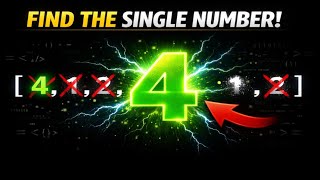 LeetCode 136 Single Number Explained for Beginners | Easiest Trick Ever