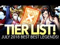 GLOBAL TIER LIST! Best Legends July 2018! (One Piece Treasure Cruise - Global)