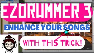 #EZDrummer3 edit play style and automation trick to enhance your songs.