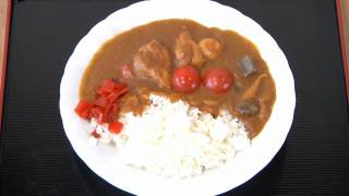 岡山のご当地グルメ　「かがみの田舎カレー」