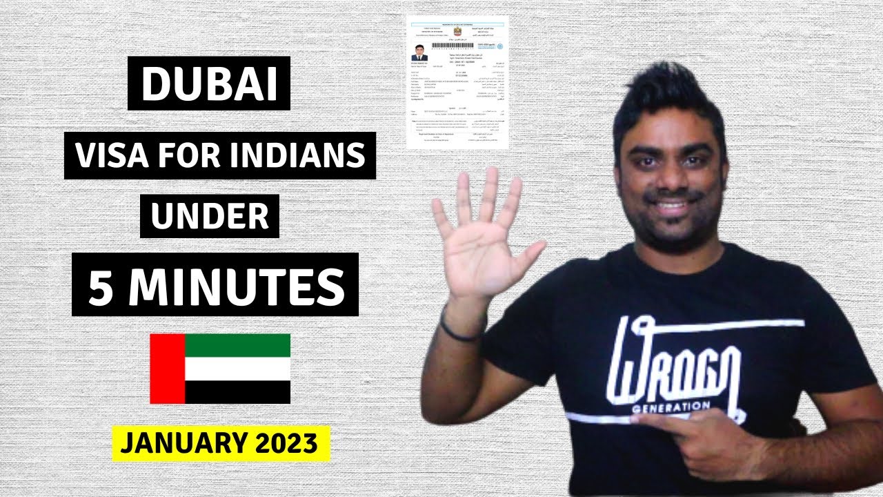 How To Apply DUBAI TOURIST VISA Online For INDIANS |Dubai Visit Visa ...