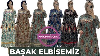 ÇOK ŞIK BAŞAK ELBİSEMİZ-GÖKTUN MODA