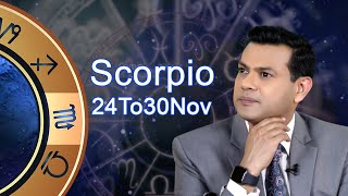 Scorpio weekly horoscope 24 November To 30 November