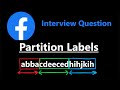 Partition Labels - Leetcode 763 - Python