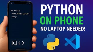 Python on Phone/Android 2025 📱 | No Laptop Needed – VS Code Mobile & Coding Apps Guide for Beginners