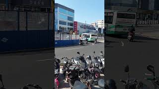 2025年1月13日 三重客運520路線公車繞新北產業園區的圓環，未來環狀線在這就在地下了