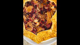 Cane Syrup Pear Galette