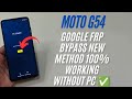 Moto G54 Power Google Frp Bypass Latest Update 100% Working ✅