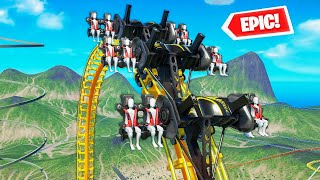 An Impossible Roller Coaster Build!! (Planet Coaster)