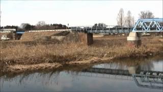 真岡鐵道 SL重連もおか号 水面鏡