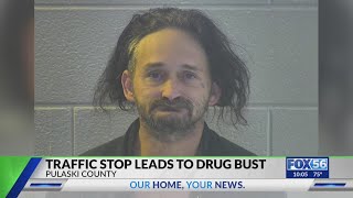 Traffic stop leads to drug bust in drug bust in Pulaski County