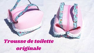 Tuto #diy pour Coudre une trousse de toilette originale en 30 minutes 🥰