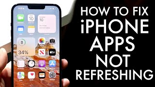 How To FIX iPhone Apps Not Refreshing