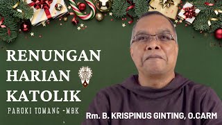 RENUNGAN HARIAN KATOLIK RABU 25 DESEMBER 2024