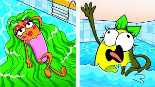 THE BEST POOL Pranks | Good Manners VS Bad Manners by Avocado Family