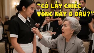 Bà Tỷ Phú Mỹ Sững Sờ Nhận Ra Chiếc Vòng Cổ Của Cô Gái Phục Vụ Việt — Bật Khóc Khi Biết Sự Thật