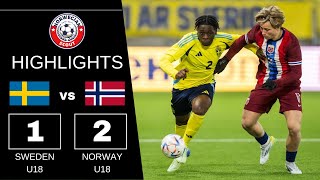 Sweden vs Norway | Highlights | U19 Euro Qualification