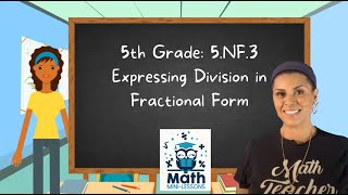 How can we express a division problem in fractional form instead of using a division symbol?