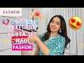 10 Comfy Fashor Kurta Set Try On Haul 😍| Office & college wear | Budget Friendly 💖 | Isha Vinod Jain