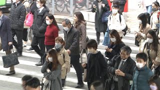 きょうからマスク個人判断で　街の人は