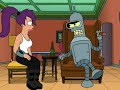 Futurama - That Fry is a sicko poivert, I tell ya! Dating a robot... it's an attrocimacy!