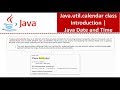 Java.util.calendar class Introduction | Java Date and Time | Date and Time in java