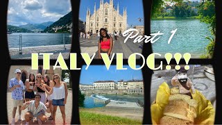 ITALY VLOG PT. 1 // LAKE COMO-MILAN-TURIN