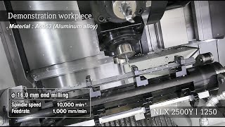 NLX2500/1250　加工デモンストレーション/Demonstration workpiece