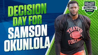 The College Football Recruiting Show: Battle for Five Stars ⭐️ | Samson Okunlola LIVE Commitment