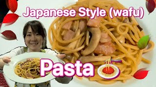 Japanese Style Pasta/Wafu Spaghetti/Wafu Pasta/ Home Cooking/How to make Japanese Food