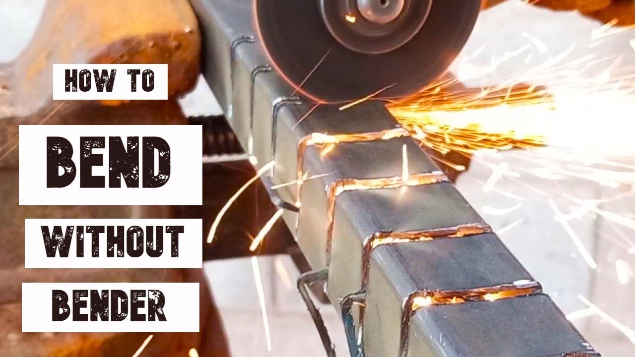 Easy Idea To Bend Square Tube To 90 Degrees Without A BENDER | Welder's ...