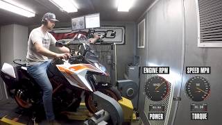 2019 KTM 1290 Super Duke GT Dyno