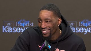 Bam Adebayo Postgame Interview - Heat vs Cavs | 2023-24 NBA Preseason