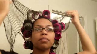 CHEAT Roller set on Natural Hair: An easier way than the traditional method!