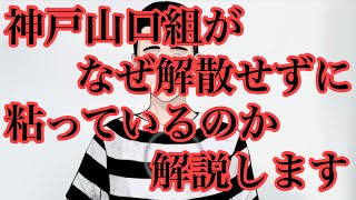 神戸山口組が何故、解散せずに粘っているのか解説します❗️