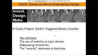 In Class Project: Switch Triggered Binary Counter