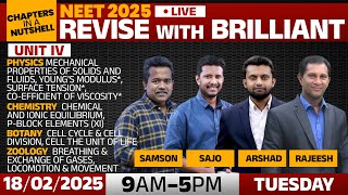 NEET 2025 Revision Class | Revise With Brilliant | 18th Feb 2025 - 9.00 AM Onwards