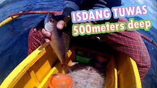 PAMIMINGWIT NG ISDA NA TUWAS | 500 METERS ANG LALIM!!! TINILAB NA ISDA ANG PAIN!!!