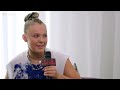 jojo siwa on friendship with g flip line dancing dance moms u0026 karma interview