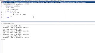 6.5 MATLAB Basics to Advance: Preallocation (35/40)