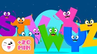 Learn the letters S to Z | THE ALPHABET | Compilation - Phonics For Kids