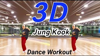 쓰리디 (3D)👌🏻- Jung Kook(정국 of BTS) Ft.Jack Harlow | Dance Workout | Easy Dance | 이지 다이어트댄스