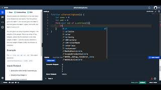 Code Signal - Alternating Sums - Javascript