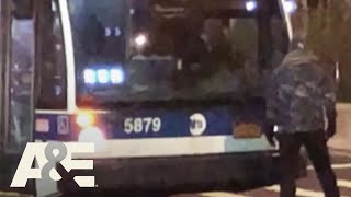 Angry Commuter RAGES at NYC Bus, Does $2,000 in Damage | Road Wars | A&E