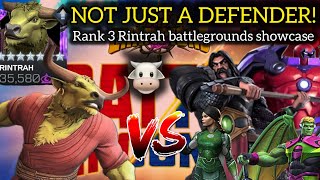 RANK 3 RINTRAH WANTS THE BEEF 🐮 BATTLEGROUNDS SHOWCASE UNDUPED \u0026 SIG 200! MCOC