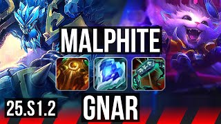 MALPHITE vs GNAR (TOP) | KR Diamond | 25.S1.2