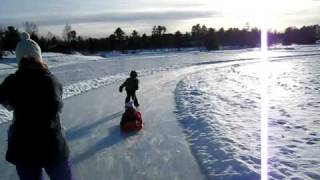 Skating at Pinestone, Haliburton (1)